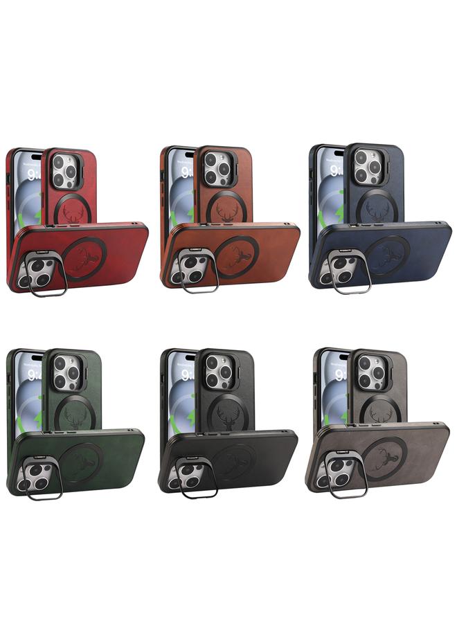 زبون جراب لهاتف iPhone 13 Pro Max Elk Lens Holder Magsafe جراب هاتف مقاوم للصدمات - Image 2