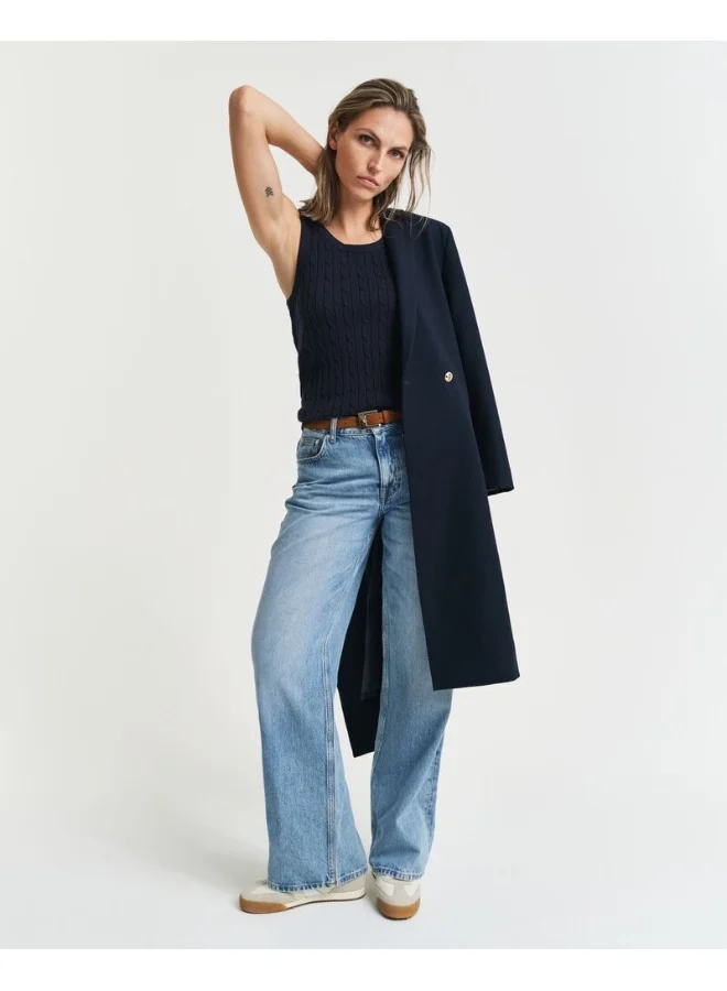 GANT Gant Stretch Cotton Cable Tank Top