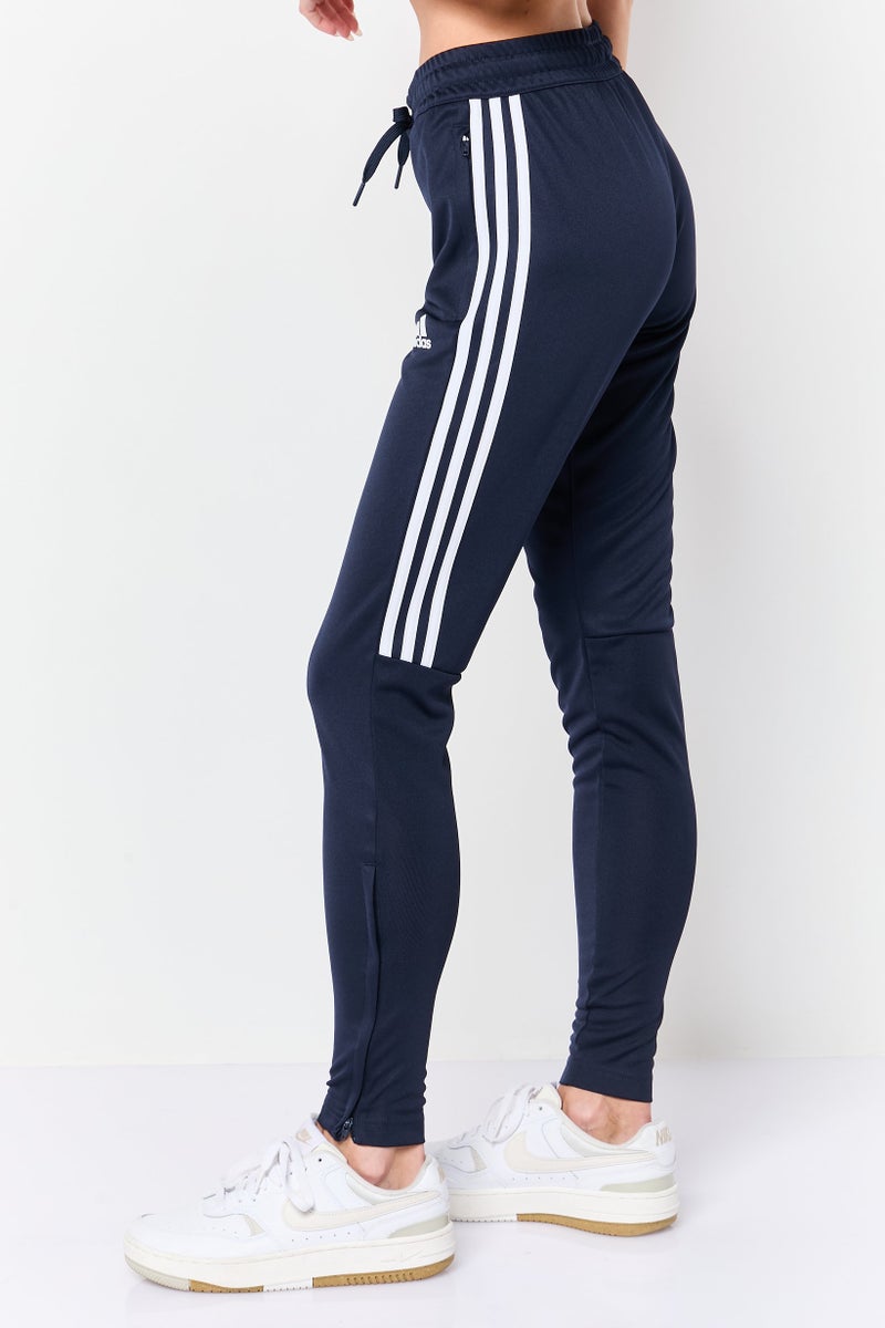 Adidas سروال رياضي نسائي ضيق لكرة القدم سيرينو، كحلي - Image 3