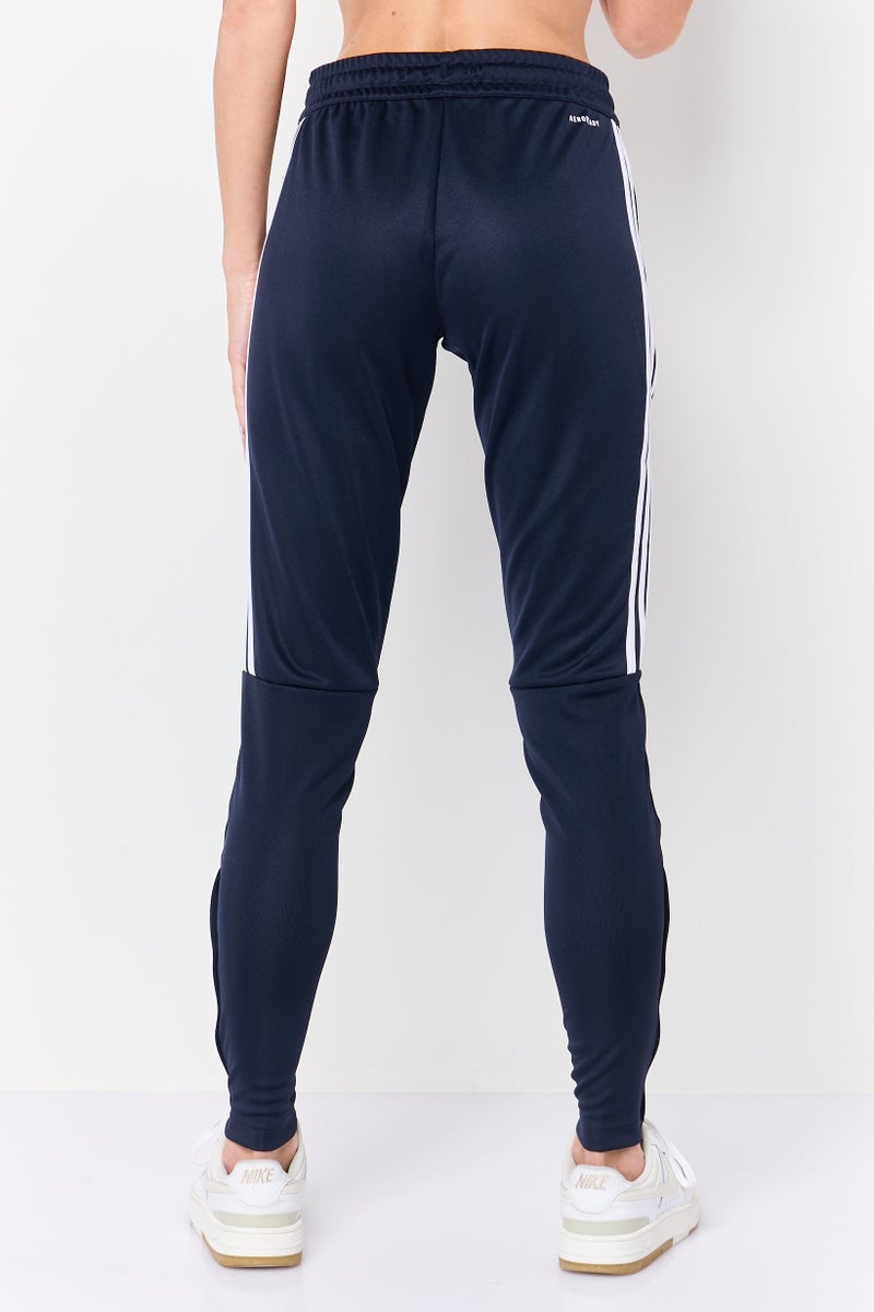 Adidas سروال رياضي نسائي ضيق لكرة القدم سيرينو، كحلي - Image 4
