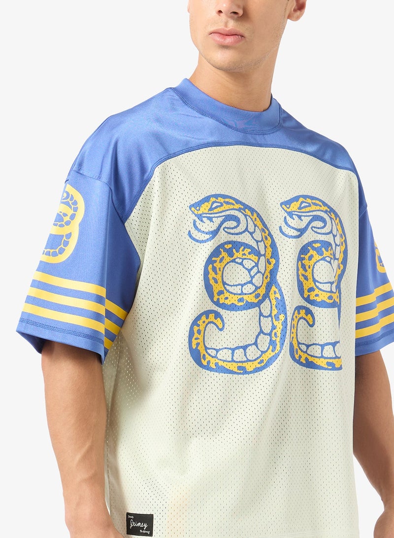 Grimey Droppin Science Mesh Boxy Football Jersey - Image 3