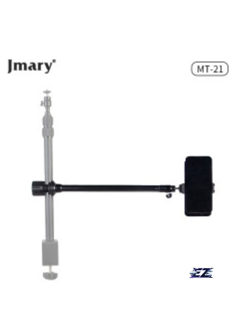 ELTRAZONE Adjustable Extension Arm Stand for Cameras, Microphones & Lights, Max Height 600mm, 1.5kg Load Capacity" - Image 1