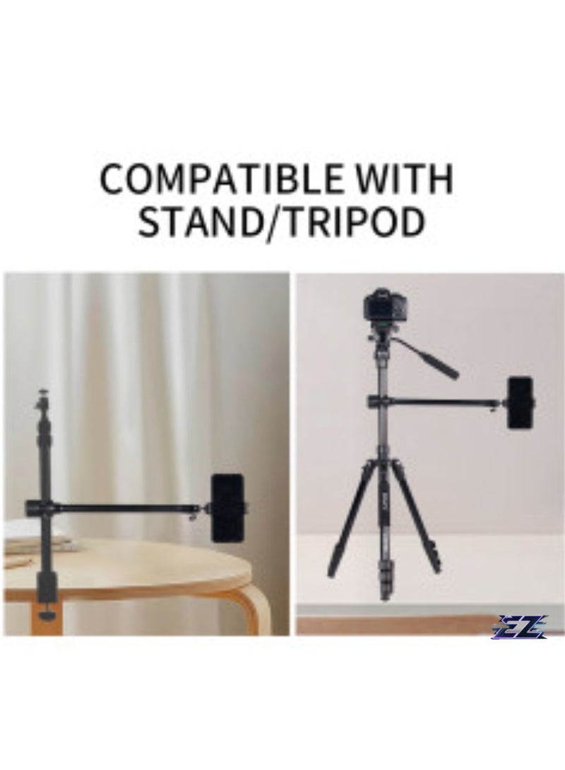 ELTRAZONE Adjustable Extension Arm Stand for Cameras, Microphones & Lights, Max Height 600mm, 1.5kg Load Capacity" - Image 5