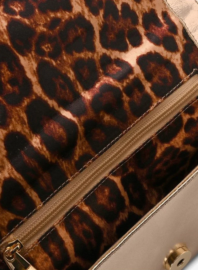 Carmen Steffens  Golden Gold Baguette Bag for Women | Best Price UAE