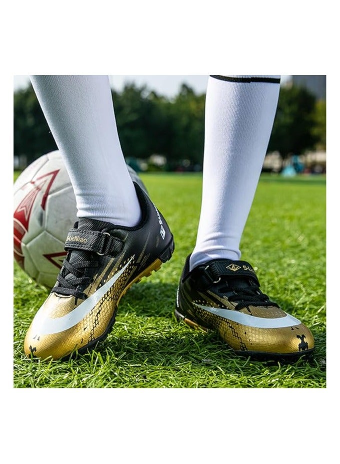 Kids Turf Soccer Shoes Boys Girls Youth Indoor Outdoor Soccer Cleats Football Shoes (Toddler/Little Kid/Big Kid)  - Image 5