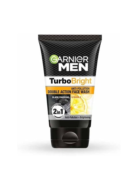 Garnier Men Power White Anti-Pollution Double Action Facewash, 100Gm