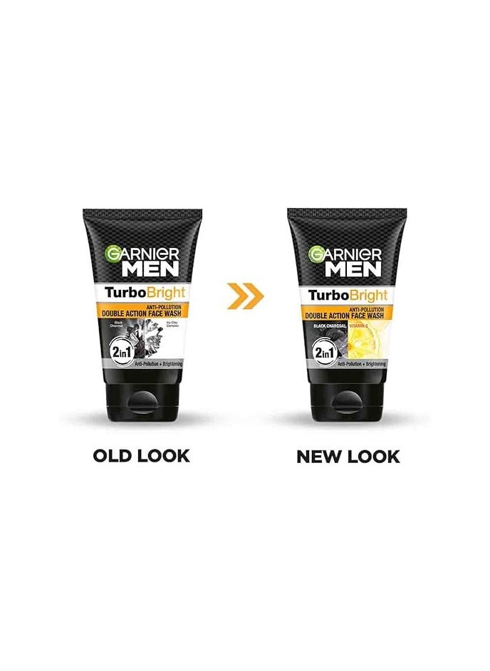 GARNER - Garnier Men Power White Anti-Pollution Double Action Facewash, 100Gm - Image 1