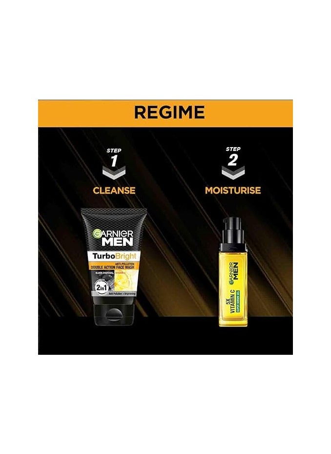GARNER - Garnier Men Power White Anti-Pollution Double Action Facewash, 100Gm - Image 1