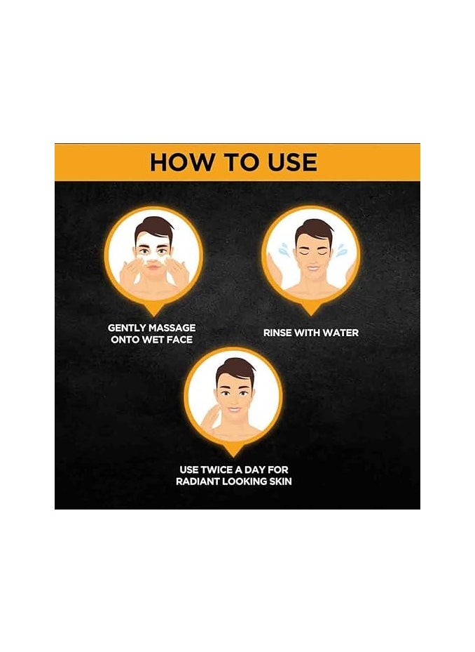 GARNER - Garnier Men Power White Anti-Pollution Double Action Facewash, 100Gm - Image 1