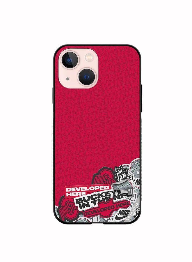 VR CREATIVE Protective Case Cover For Apple iPhone 14 Multiple Logo Sticker Design Multicolour - Image 1