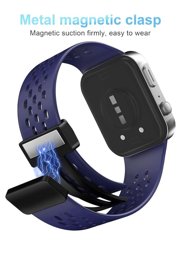 Huawei Watch Fit 3 compatible Silicone Magnetic Sports Watch Straps - Image 2