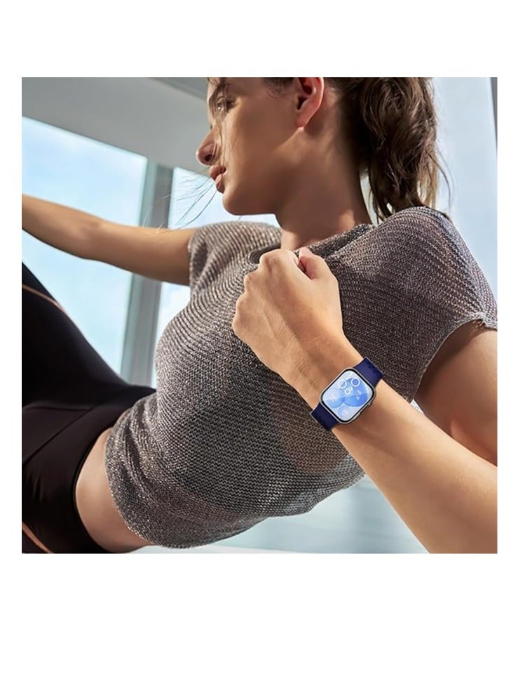 Huawei Watch Fit 3 compatible Silicone Magnetic Sports Watch Straps - Image 5