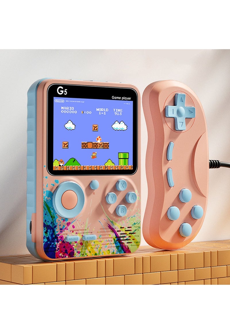 Generic Handheld Game Console,Portable Retro Video Game Console with 500 Classical Games,3.0 Inches Screen,Support for TV & Two Players,Gift for Kids & Adult,Green.  - Image 4