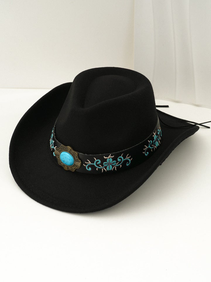 Ethnic Cowboy Hat Unisex Cross-border Tibetan  Travel Party Hat Felt - Image 2
