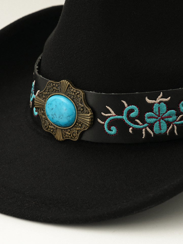 Ethnic Cowboy Hat Unisex Cross-border Tibetan  Travel Party Hat Felt - Image 3
