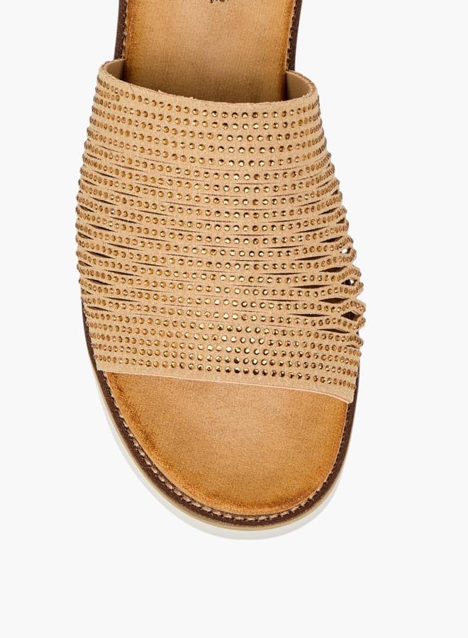 Le Confort Womens Embellished Slip-On Sandals Ramadan Collection - Image 4