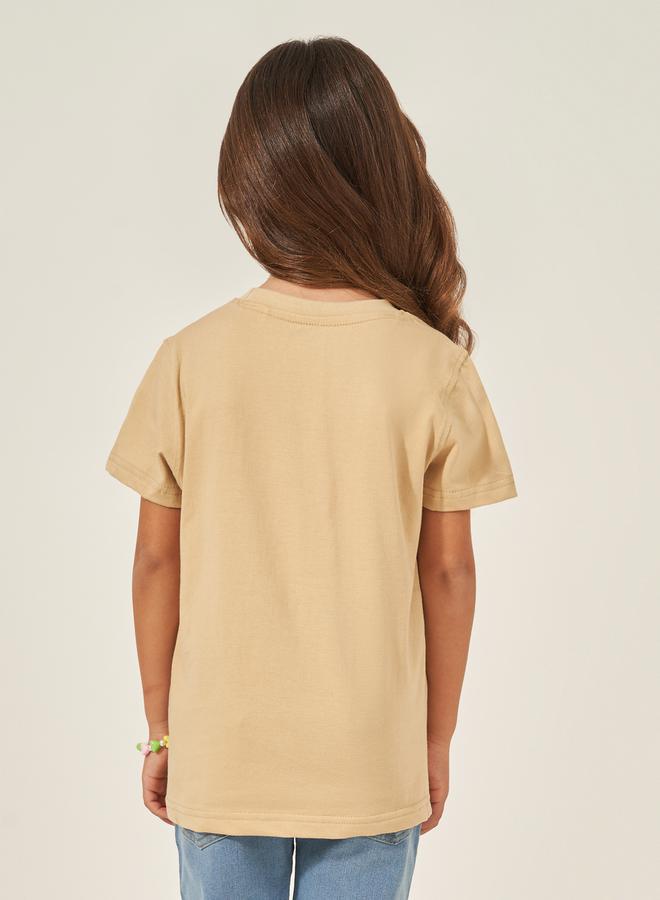 Styli Slogan Print Round Neck T-Shirt - Image 4