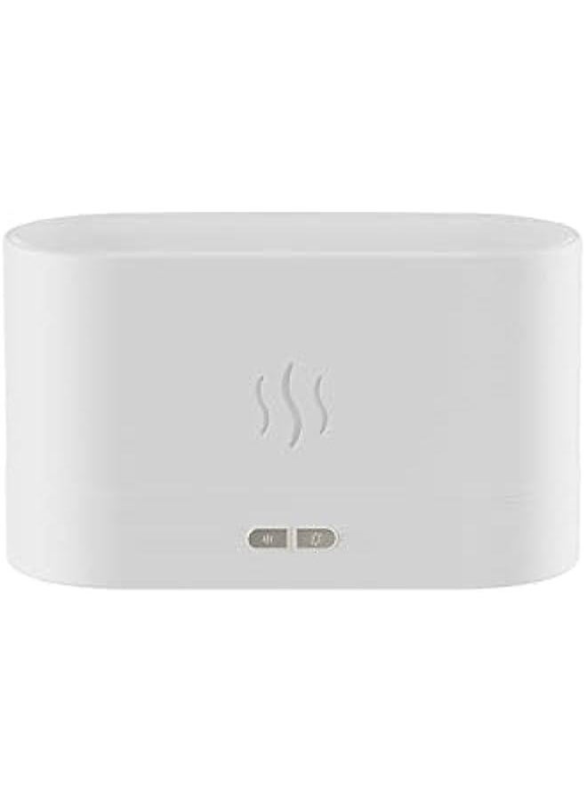 HOOKOR Flame Essential Oil Diffuser, Upgrade 7 Colour Lights Aromatherapy Diffuser, Super Quiet Air Humidifier, Electric Aroma Diffuser, Waterless Auto-Off for Home Office Room (White)  - Image 2