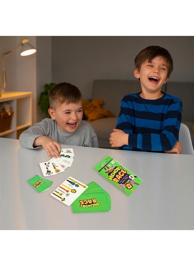 Trunk Works - Trunk Works Memory Race Card Game | Educational | Family Fun | Matching | 5+ Yrs - Image 1