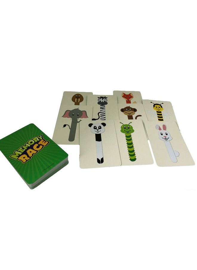 Trunk Works - Trunk Works Memory Race Card Game | Educational | Family Fun | Matching | 5+ Yrs - Image 1