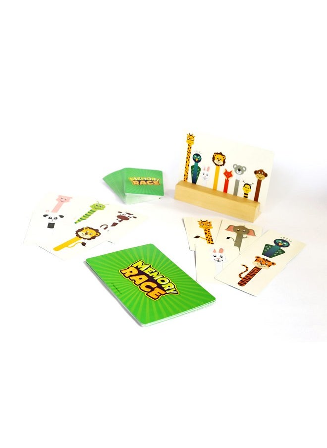 Trunk Works - Trunk Works Memory Race Card Game | Educational | Family Fun | Matching | 5+ Yrs - Image 1