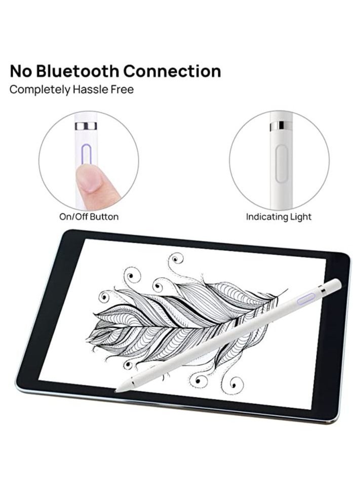 Stylus Pen for iPad Apple Pencil for iPad 9/8/7/6/5/4/3/2 Pro 12.9/11/10.5/9.7 Air 5/4/3/2 Mini 6/5/4 Alternative 2nd 1st Generation Stylus Pens for Touch Screens  - Image 4