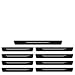 KPFILEH Car Door Sill Protector Carbon Fiber AntiScratch Threshold Strips Stickers Waterproof Trunk Door Entry Edge Guard Universal Automotive Exterior Decoration AccessoriesWhite8PCS - Image 2
