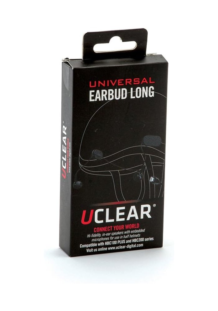UCLEAR Digital Long Earbuds for Bluetooth Helmet Audio Systems - Image 3