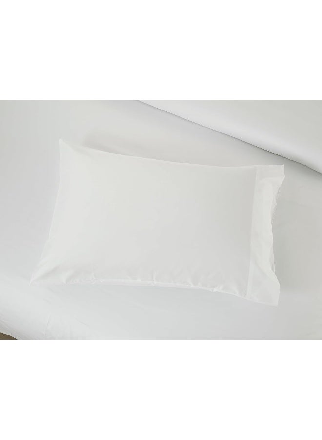 PanaX Pure Cotton Duvet Cover 260X220Cm With 2 Pillow Case 50X100Cm, With 4" Hem (White, King) - Image 2