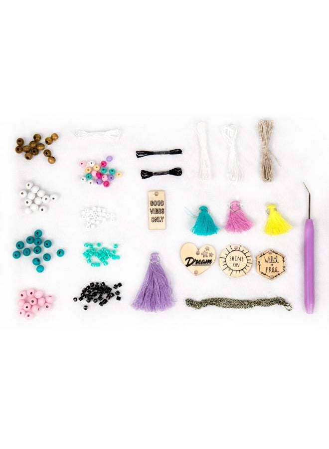 STMT D.I.Y. Wooden Charm & Tassel Jewelry Craft Kit - Image 2