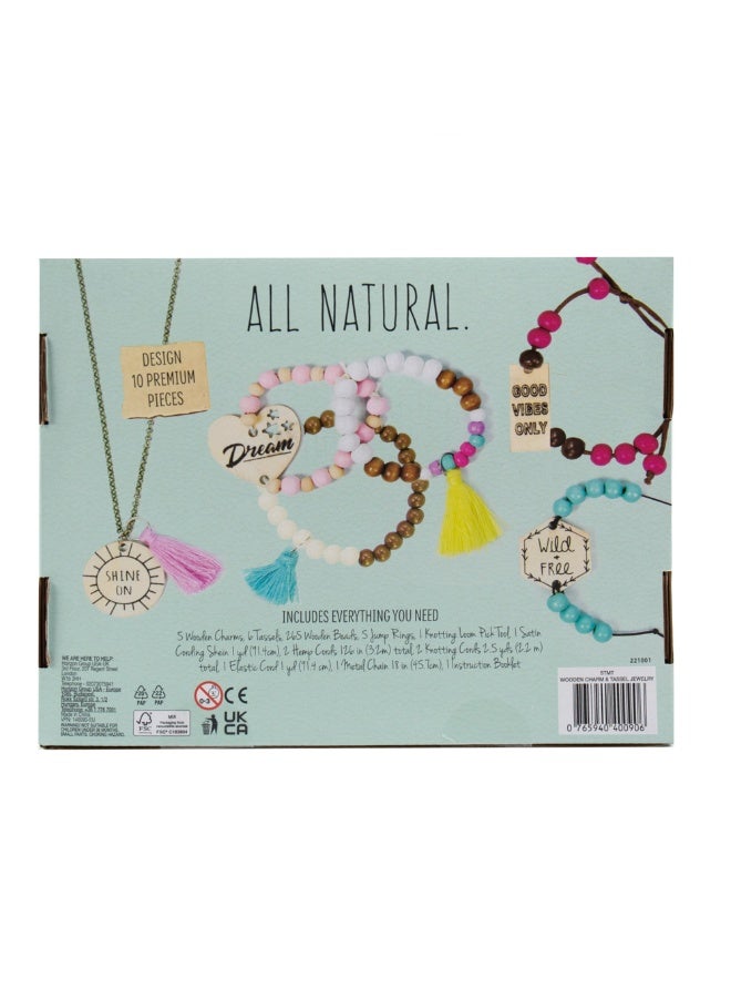 STMT D.I.Y. Wooden Charm & Tassel Jewelry Craft Kit - Image 4