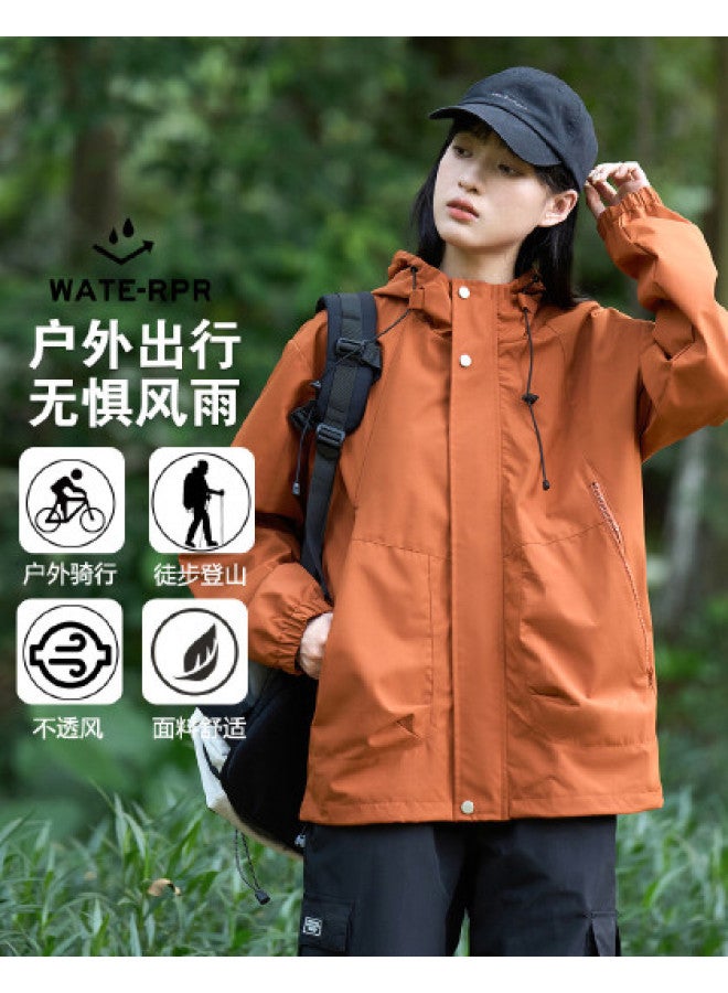 Baleno Men's & Women's Couple Jacket - Mountain Style Outdoor Sportswear, Spring/fall Hiking Windbreaker, Trendy Workwear Casual Hooded Jacket - Image 1
