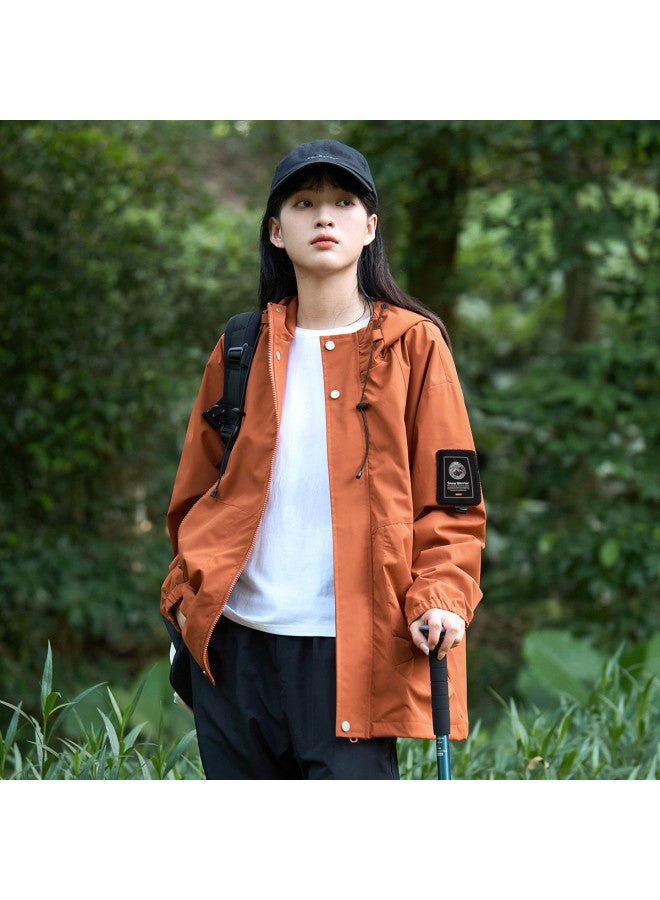 Baleno Men's & Women's Couple Jacket - Mountain Style Outdoor Sportswear, Spring/fall Hiking Windbreaker, Trendy Workwear Casual Hooded Jacket - Image 4