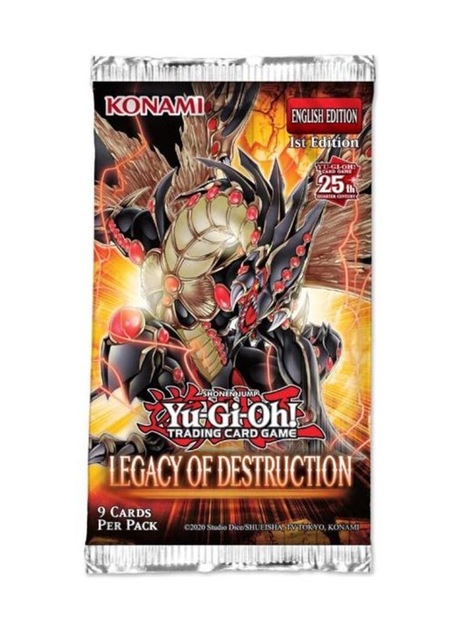 Konami YGO TCG: Legacy of Destruction Booster ASS (Assorted 1 Piece) Single Pack - Image 1
