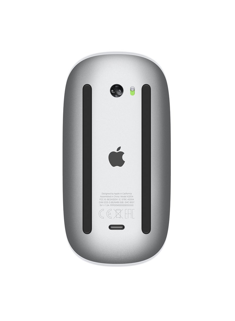 Apple Magic Mouse (USB-C Port) - White Multi-Touch Surface (2024) - Official Stock White - Image 3