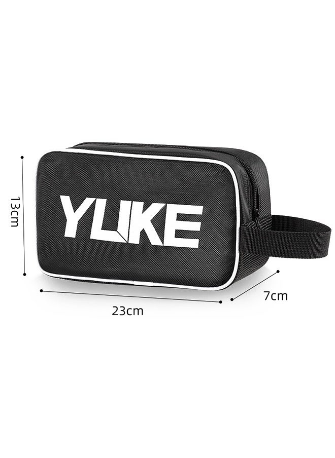 YUKE - 6Pcs Swimming Equipments Set, Included Swim Cap, Swimming Trunks, Swimming Goggles, Nose Clip, Earplugs and Storage Bag, Swimming Suit for Men - Image 1