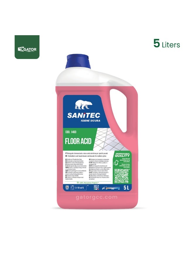 Sanitec Acid Based Floor Cleaner 5 L - Image 1
