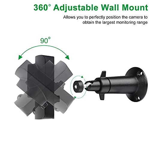 UYODM Wall Mount Compatible with SimpliSafe SimpliCam 1080p Wired Indoor Home Security Camera, 360 Degree Adjustable Aluminium Wall Mounting Bracket for SimpliSafe Indoor Cam 1Pack,Patent Pending - Image 3