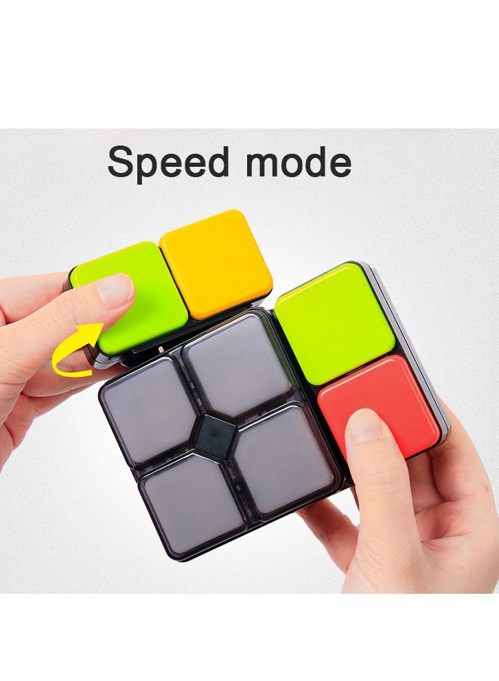 مكعب لعبة الذاكرة المحمولة ، لعبة ألغاز مكعبات الإجهاد القابلة للتغيير ، لعبة Magic Cube Music الإلكترونية - Image 3