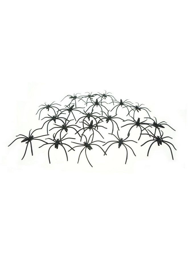 Bilipala - Scary Plastic Spiders Small Fake Spider Joke Toys For Prank, Pack Of 20 - Image 1