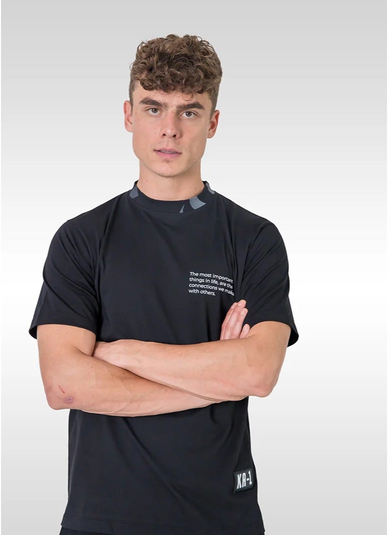 KA-1 KA-1 CONNECTION T-SHIRT BLACK  - Image 1