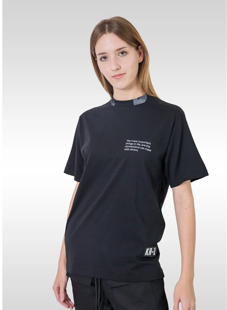 KA-1 KA-1 CONNECTION T-SHIRT BLACK  - Image 4