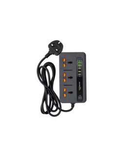 TechFort 3 AC Power Socket With 2XUSB-A, 3XType-C 2M  - Image 1