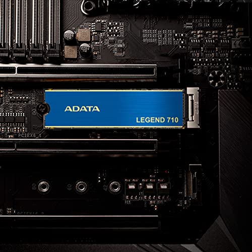 ADATA SSD Legend 710 M.2 1TB PCIe Gen3 x4 M.2 2280 Solid State Drive, Design for Creator Gaming, Read Speed up to 2,400 MB/s, 3D NAND, LDPC, AES 256-bit Encryption - Image 4