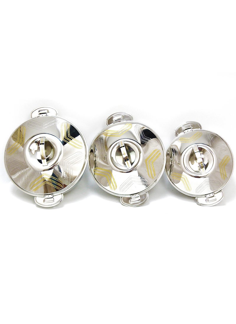 BLACKSTONE - Sofi Stainless Steel Premium 3pc Hotpot Set 2.5L,3.5L,5.0L - Image 1