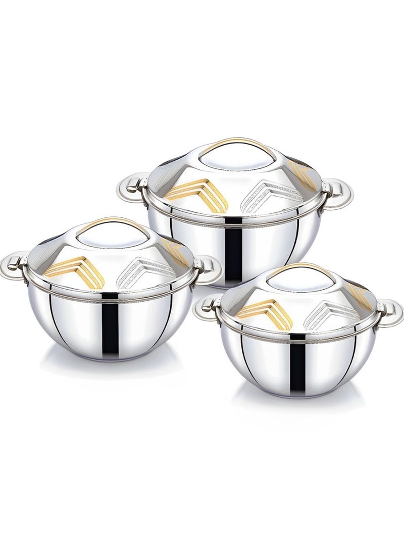 BLACKSTONE Sofi Stainless Steel Premium 3pc Hotpot Set 2.5L,3.5L,5.0L  - Image 1