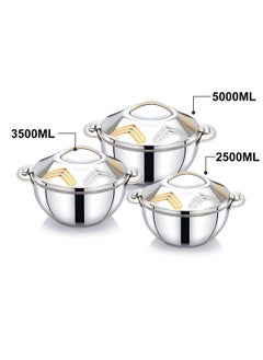 BLACKSTONE Sofi Stainless Steel Premium 3pc Hotpot Set 2.5L,3.5L,5.0L  - Image 2