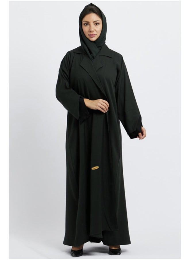 Evva Evva Luxury Saudi Abaya for Women – Elegant Open Front Modest Wear in Premium Fabric – Ideal for Ramadan, Eid, and Everyday Elegance  - Image 2