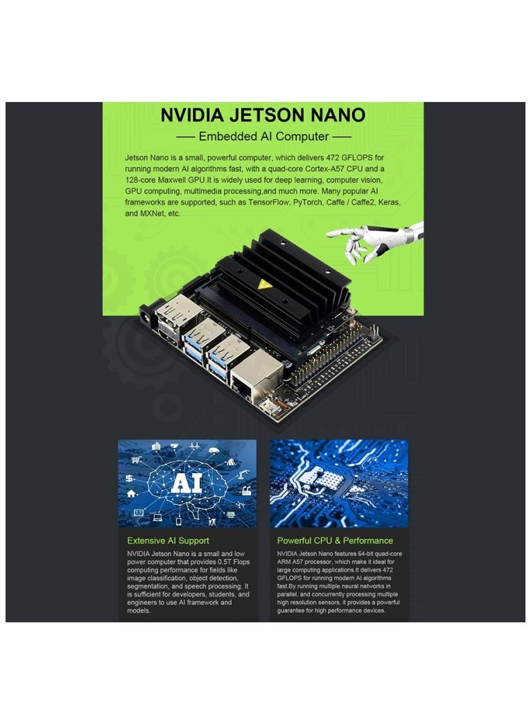 Waveshare JETANK AI Tracked Mobile Robot Kit, Based on Jetson Nano, EU Plug - Image 3