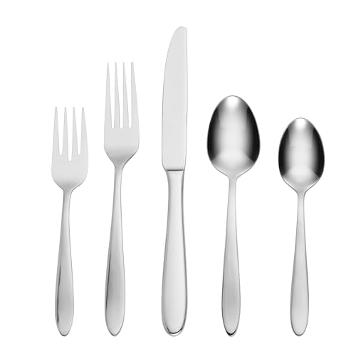 Oneida B336045A Mooncrest 45-Piece Flatware Set, Service for 8,Silver,45 Piece - Image 1